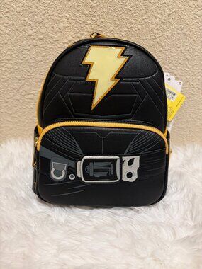 Loungefly Black Adam Light Up Backpack DC Comics Mini NWT